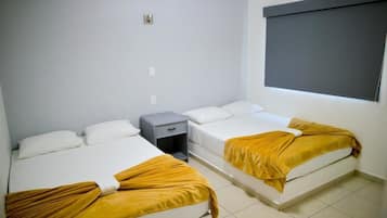 Standard Room, 2 Double Beds | Blackout drapes, free WiFi