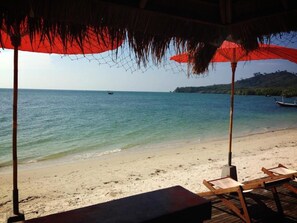 Blick von der Unterkunft