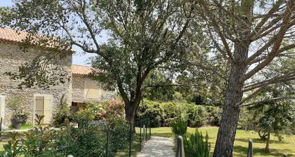 Gite du Riage Ă 10 mn d Anduze Ă la campagne avec climatisation et piscine