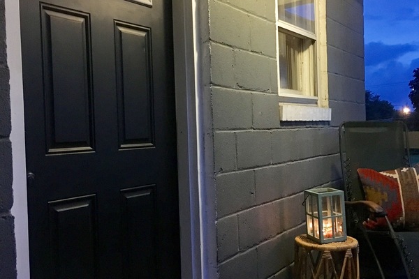 Porch for relaxing and taking in the Mountain Air