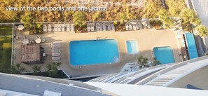 Indoor pool, outdoor pool