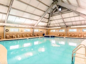 Indoor pool, outdoor pool