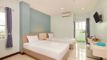 Escritorio, camas plegables/adicionales y wifi gratis