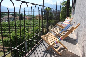 Terrace/patio - A green oasis in the middle of the popular resort of Tenero on Lake Maggiore (Tenero)