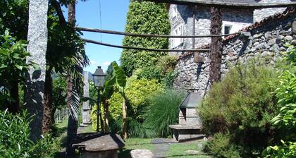A green oasis in the middle of the popular resort of Tenero on Lake Maggiore