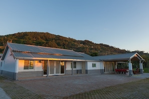 Front of property - evening/night