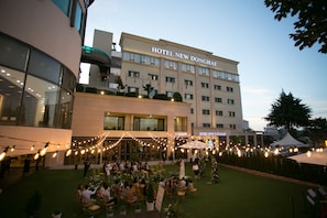 Área externa para casamento