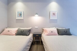 2 dormitorios, escritorio, tabla de planchar con plancha y wifi gratis
