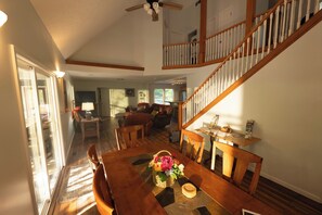 Dining - Beautiful updated River cottage in rural Upshur County. Backroads and backwoods for miles with high speed internet, four bedrooms and 3.5 baths. (Tallmansville)