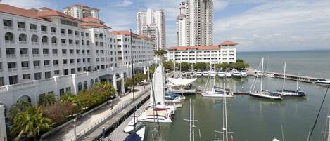 Blick von der Unterkunft