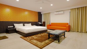 Luxury Room, 1 King Bed | In-room safe, desk, iron/ironing board, free rollaway beds - Hotel Santosh Dham (Mathura)