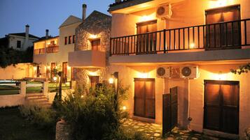 Blick von der Unterkunft