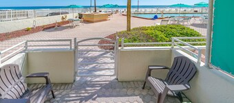 Direct oceanfront and poolside cabana condo - pools are open !!