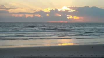 On the beach