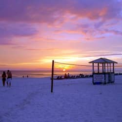 On the beach