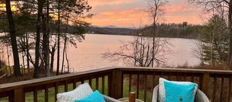 Many perfect sunsets at the magical house on the lake