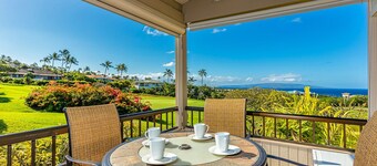 Gorgeous 2 Story Townhouse on The Blue Golf Course in Wailea with Ocean View