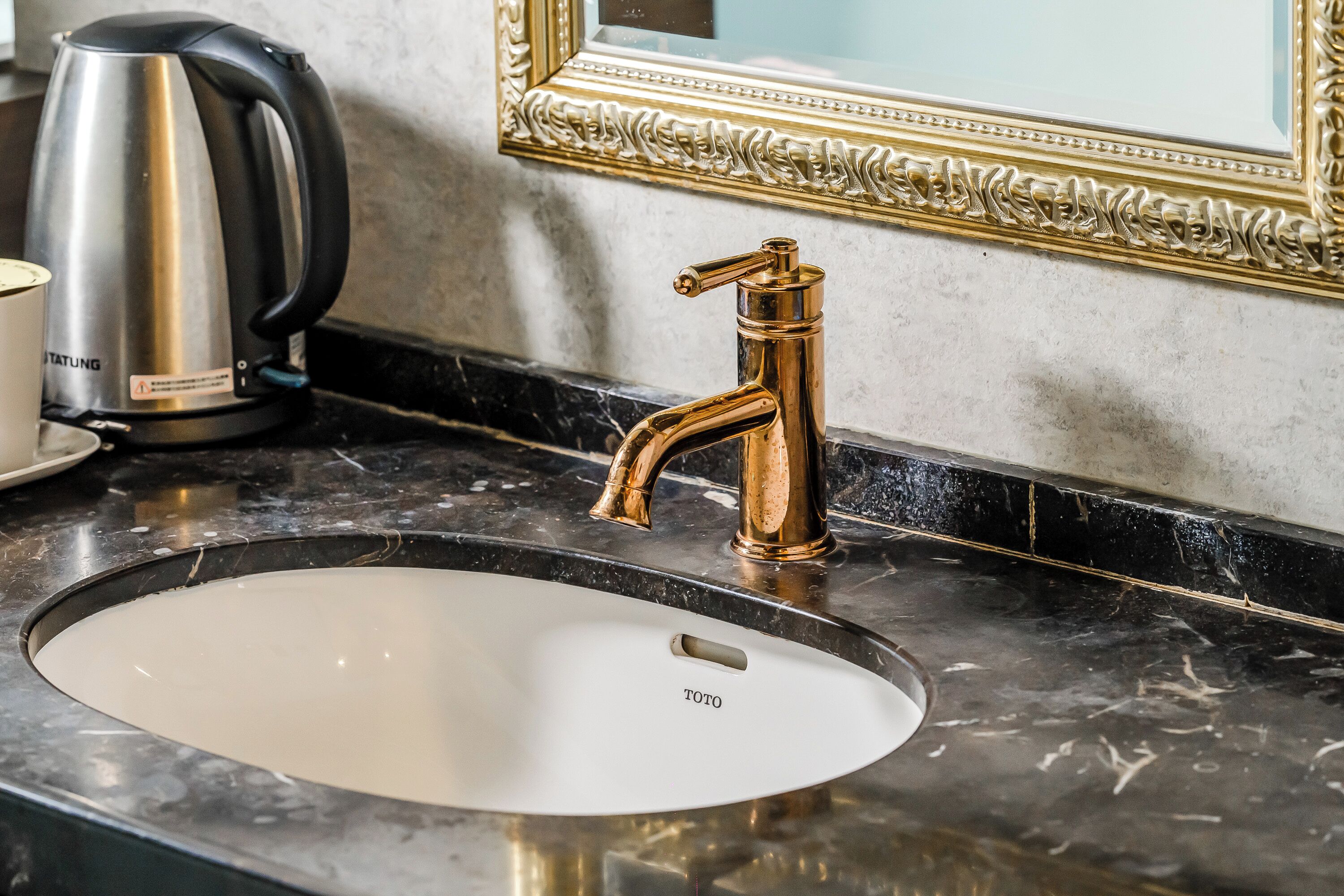 superior double room | bathroom | shower, rainfall showerhead, hair dryer, towels