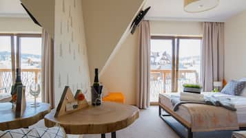 In-room safe, desk, blackout curtains, cots/infant beds