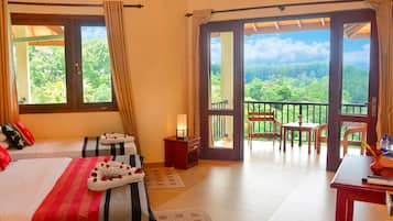 Deluxe Family Room with Balcony and Mountain View | 1 bedroom, premium bedding, minibar, desk