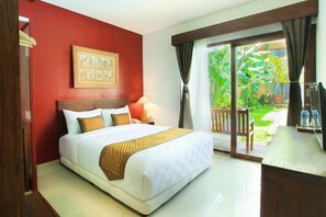 Deluxe Double Room, Balcony, Pool View | View from room - Hotel Puriartha Ubud (Ubud)