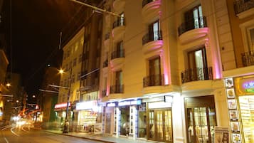 Front of property - evening/night