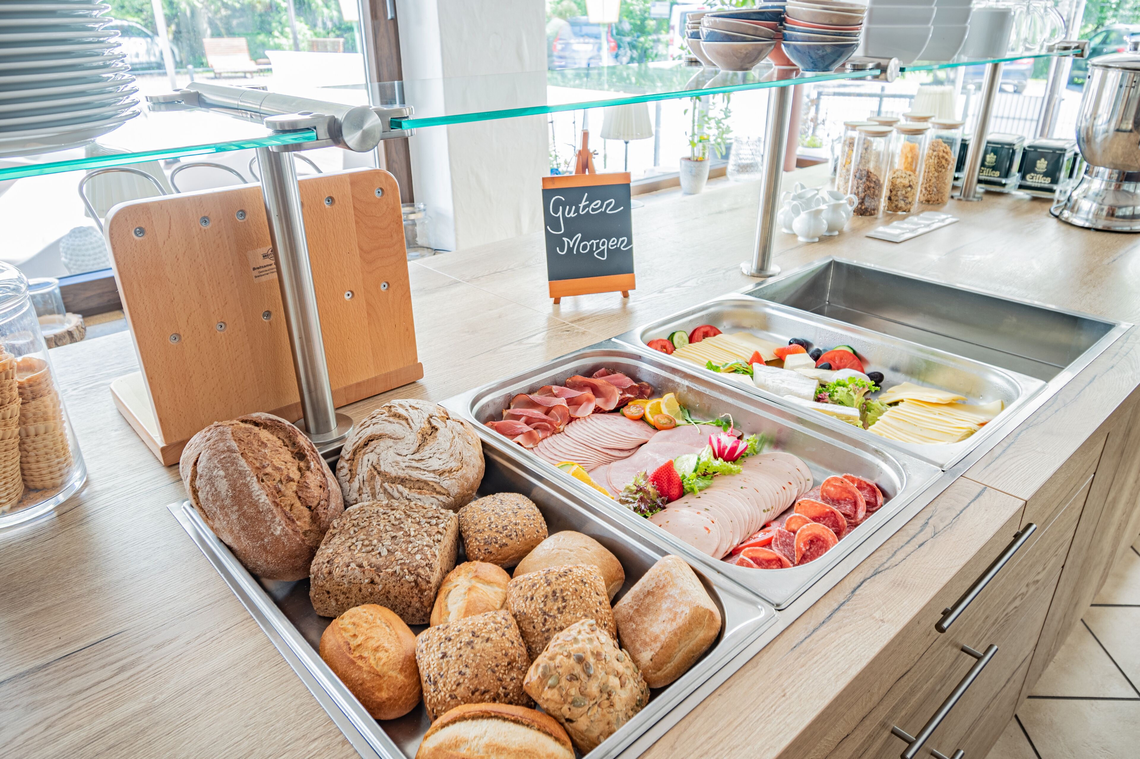 daily buffet breakfast (eur 15 per person)
