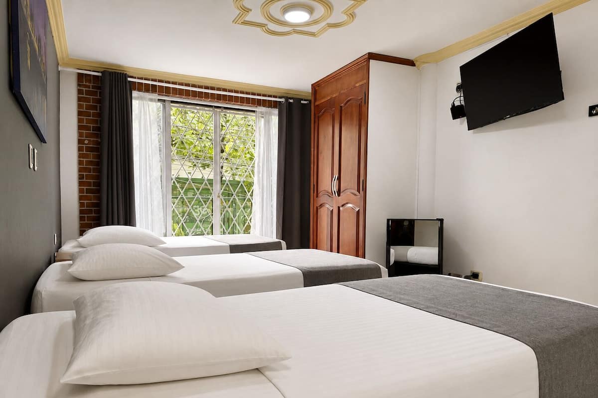 Phòng 3 Deluxe | Bộ đồ giường kháng dị ứng, nệm cao su hoạt tính (memory foam), minibar 