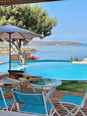 Luxury Villa, Private Pool,  Panoramic Sea View | Beach/ocean view - Sunny Place Resort (Ermionida)