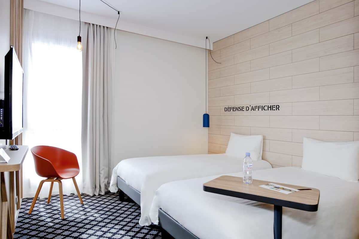 standard twin room, 2 single beds | desk, soundproofing, iron/ironing board, free cots/infant beds