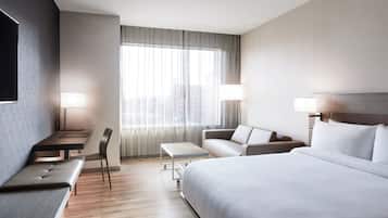 Premium bedding, pillow-top beds, in-room safe, desk