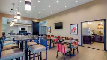 Free daily self-service breakfast