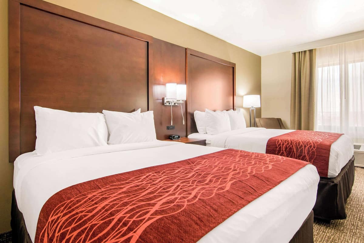 Habitación estándar, 2 camas Queen size, para no fumadores | Wifi gratis y ropa de cama 
