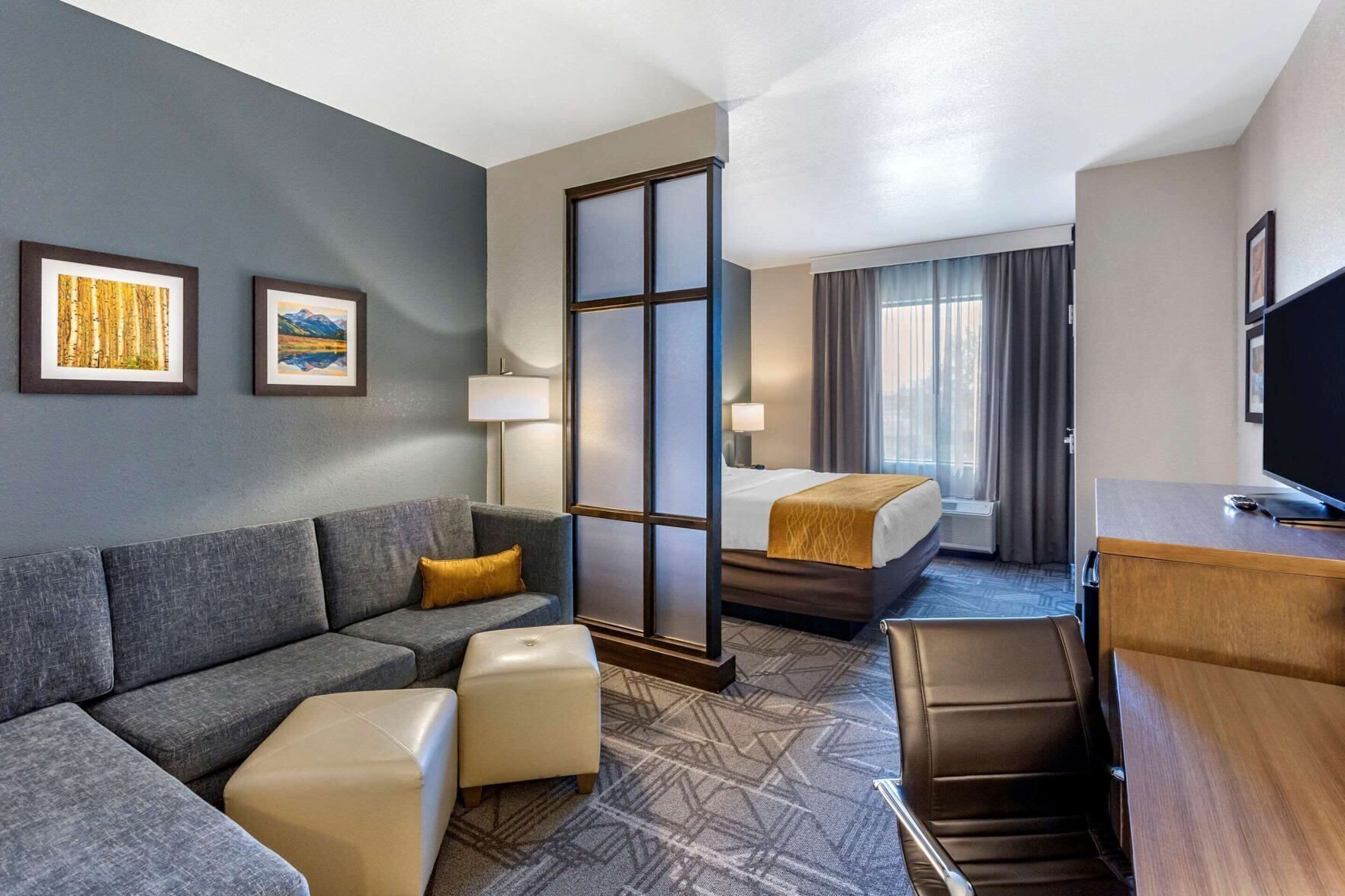 Premium bedding, pillowtop beds, in-room safe, desk