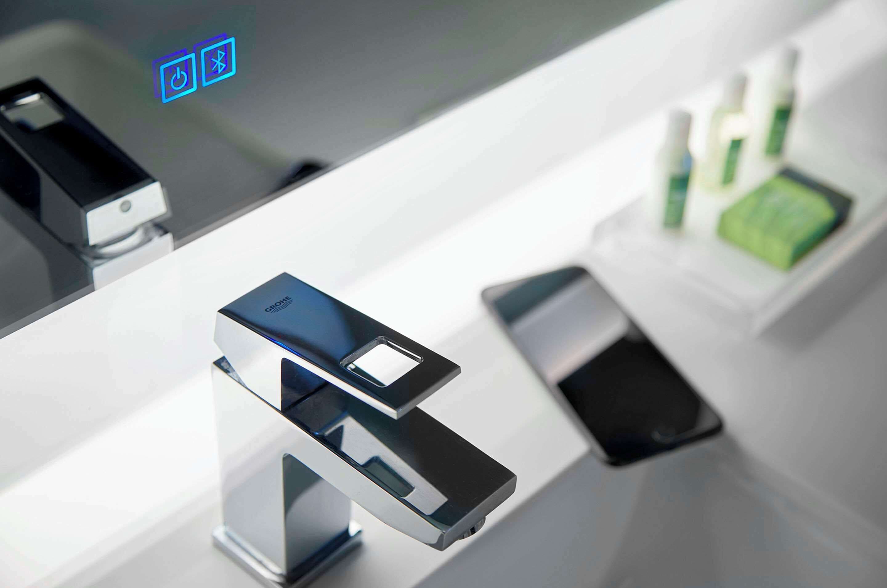 premium bedding, desk, laptop workspace, iron/ironing board