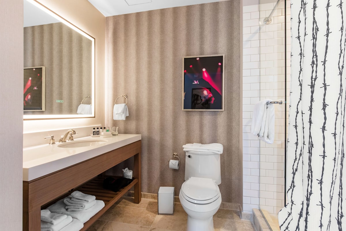 Kostenlose Toilettenartikel, Haartrockner, Handtücher