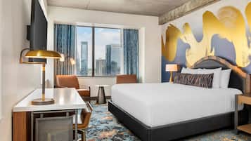 Egyptian cotton sheets, premium bedding, pillowtop beds, in-room safe