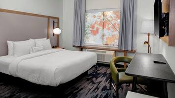 Desk, iron/ironing board, free WiFi, bed sheets