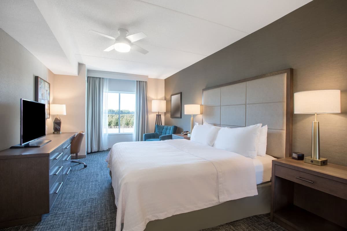 In-room safe, desk, blackout drapes, iron/ironing board