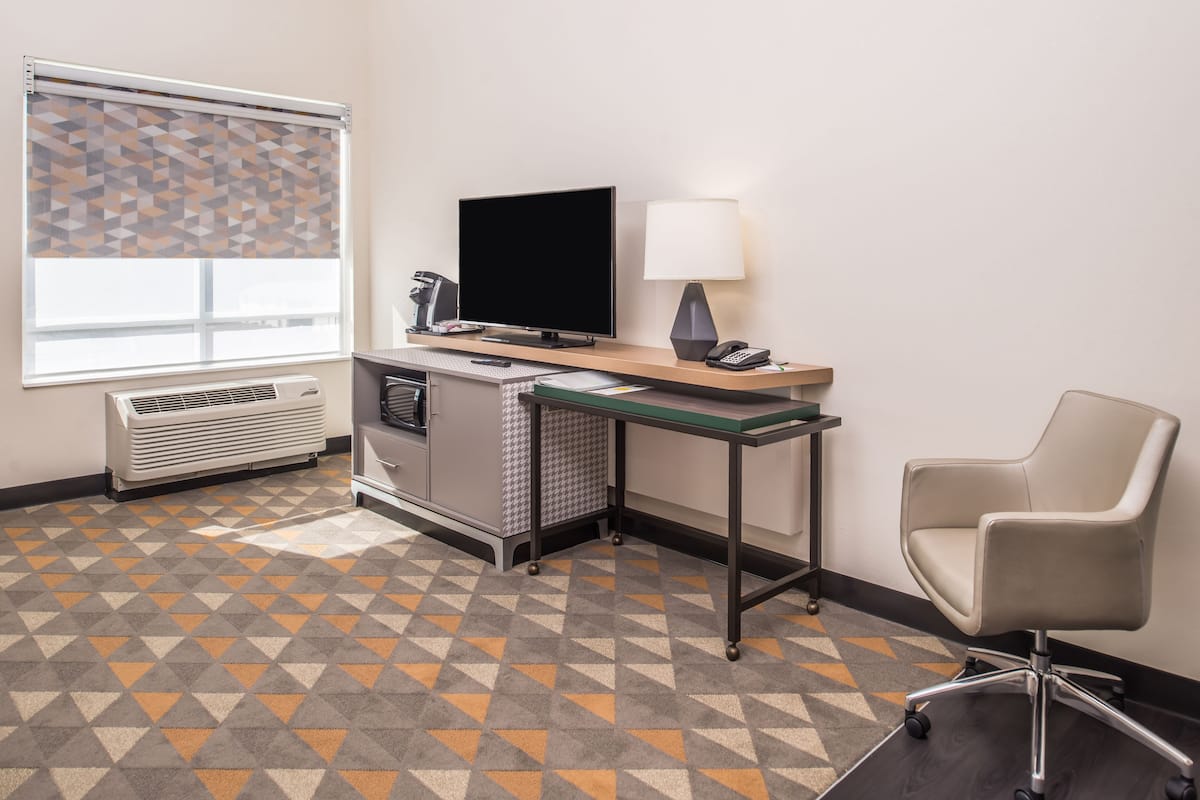 In-room safe, desk, blackout drapes, iron/ironing board