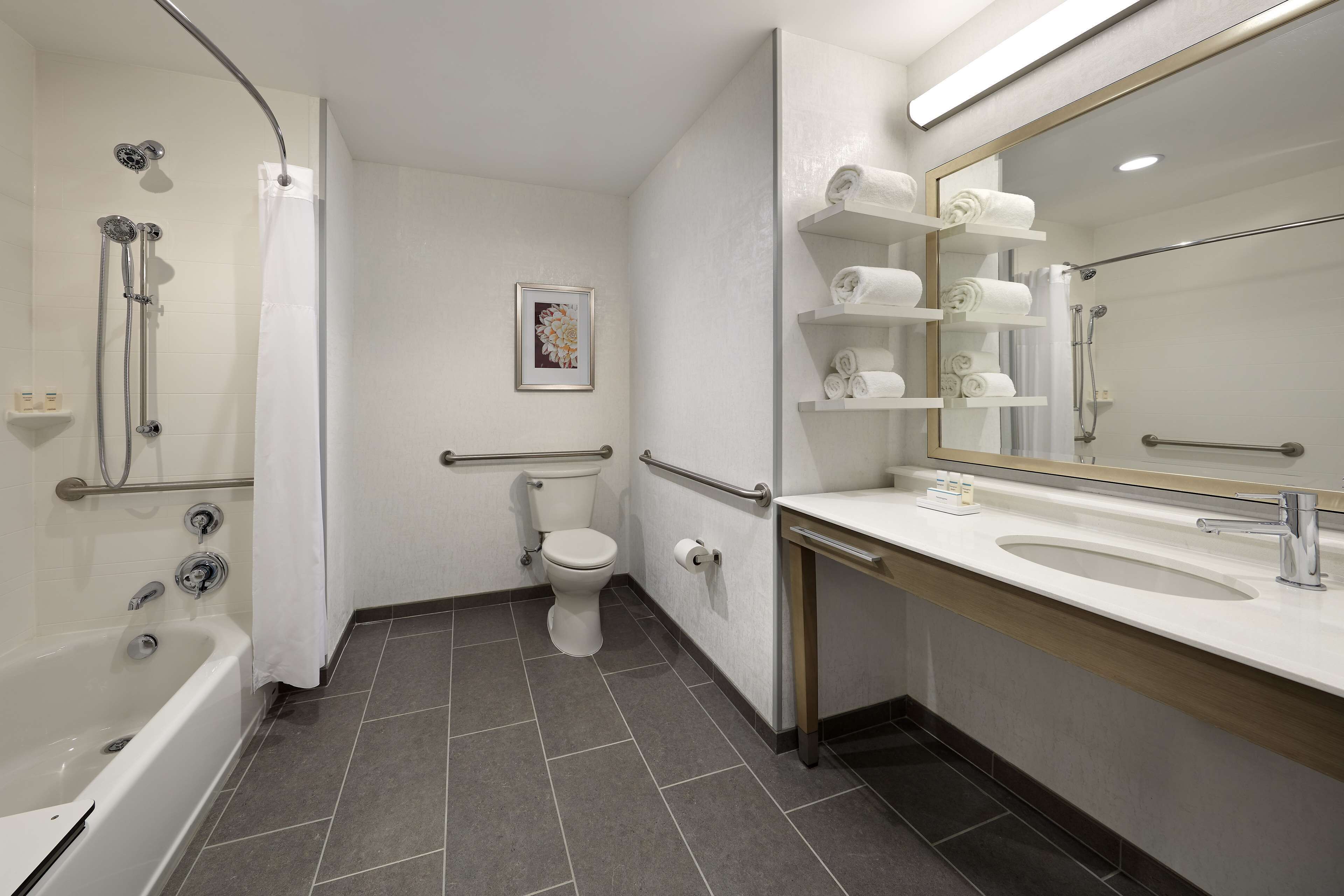 free toiletries, hair dryer, towels, soap