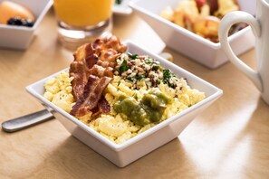Free daily buffet breakfast