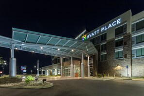 Front of property - evening/night