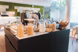Daily buffet breakfast (EUR 12 per person)