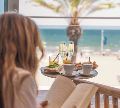 Daily buffet breakfast for a fee. Meraki Beach Hotel - Adults Only