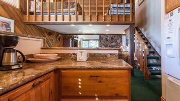 Townhome, 4 Bedrooms (Snowcreek #320 Phase II) | Private kitchen | Full-size fridge, microwave, oven, stovetop