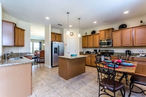 Villa, 5 Bedrooms | Private kitchen | Microwave, dishwasher, coffee/tea maker