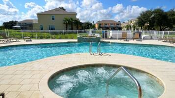 Townhome, 3 Bedrooms | Pool | Outdoor pool, a heated pool, pool loungers