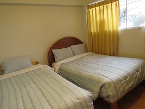 Desk, iron/ironing board, rollaway beds, free WiFi