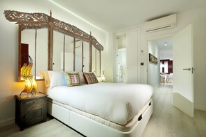 2 soverom, strykejern/-brett, reiseseng for barn og wi-fi (inkludert)